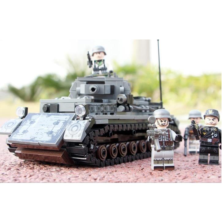 ブロック互換 レゴ 互換品 レゴミリタリー戦車 ドイツ IV号戦車 互換品クリスマス プレゼント｜happy-style-g｜03