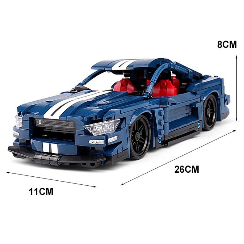 ブロック互換 レゴ 互換品 レゴプルバック車 フォードマスタング GT 車