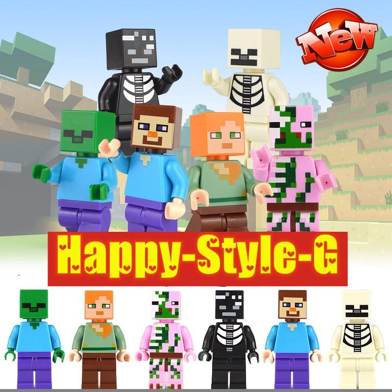 ブロック互換 レゴ 互換品 レゴミニフィグマインクラフト風 ストラップ用セット レゴブロック Lego クリスマス プレゼント S605 Happy Style G 通販 Yahoo ショッピング