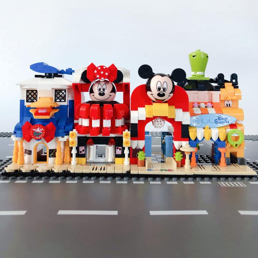 ブロック互換 レゴ 互換品 レゴミニモジュール式ディスショップ 他4個