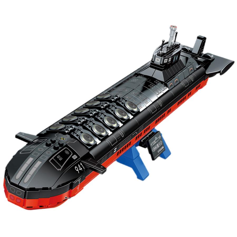 ブロック互換 レゴ 互換品 レゴミリタリー タイフーン型 原子力潜水艦