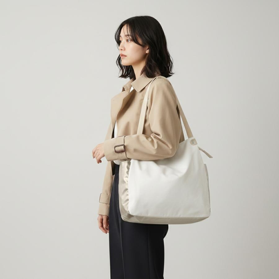 JACK GOMME × SAN AND SUN | 別注 TOTE BAG BICOLOR ジャックゴム 1566 LEVANT ルヴァン 280g jackgomme ビジネスバッグ トート A4 バッグの画像