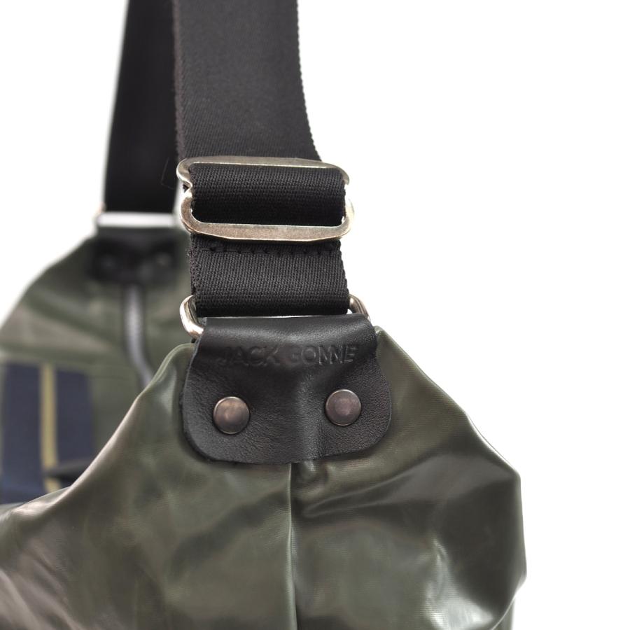 JACK GOMME ジャックゴム 1703 OSLO オスロ ARMY/KLEIN アーミークライン 400g jackgomme ESCAPE エスケープ ショルダー 斜め掛け バッグ 2WAY イタリア製_9