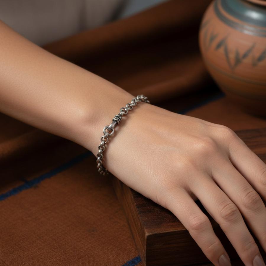 カレンシルバー SILVER CHAIN BRACELET チェーン ブレスレット 指輪