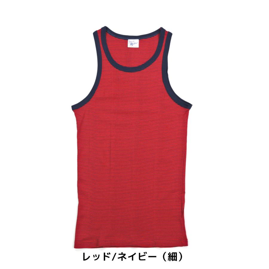 【Robert P.Miller】パネルリブタンクトップ