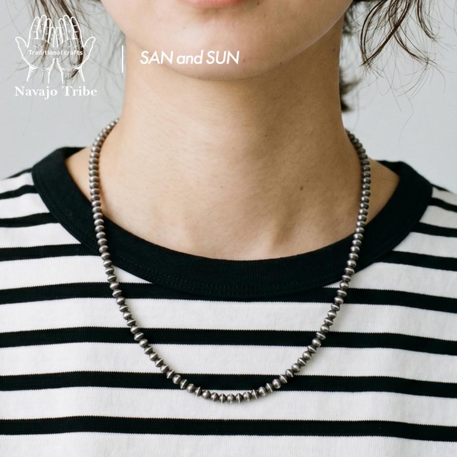 ぽ*す様 ナバホパール　ビンテージ　ヴィンテージ　ネックレスナバホ族ズニ族　サン ナバホジュエリー × SAN AND SUN | NAVAJO PEARLS NECKLESS 50cm 3mm