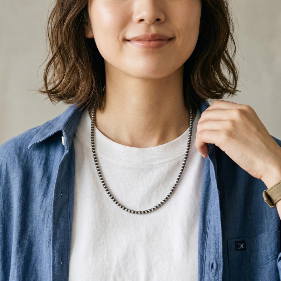 ナバホジュエリー × SAN AND SUN | NAVAJO PEARLS NECKLESS 50cm 3mm