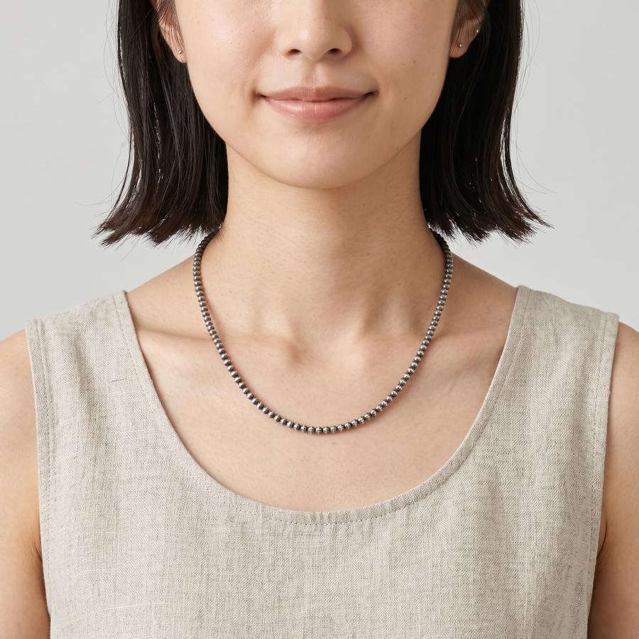 ナバホジュエリー × SAN AND SUN | NAVAJO PEARLS NECKLESS 50cm 3mm