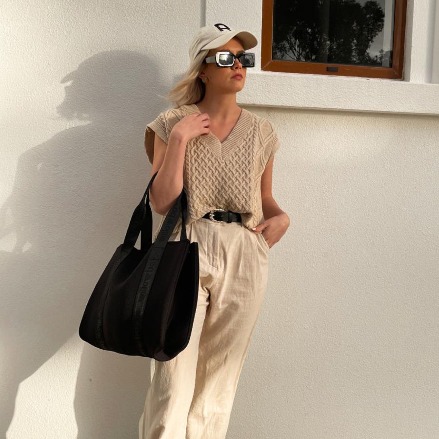 WILLOW BAY ウィローベイ 正規代理店 別注 DAYDREAMER BRANDED デイドリーマー ブランデッド ネオプレン トートバッグ レディース オーストラリアの画像