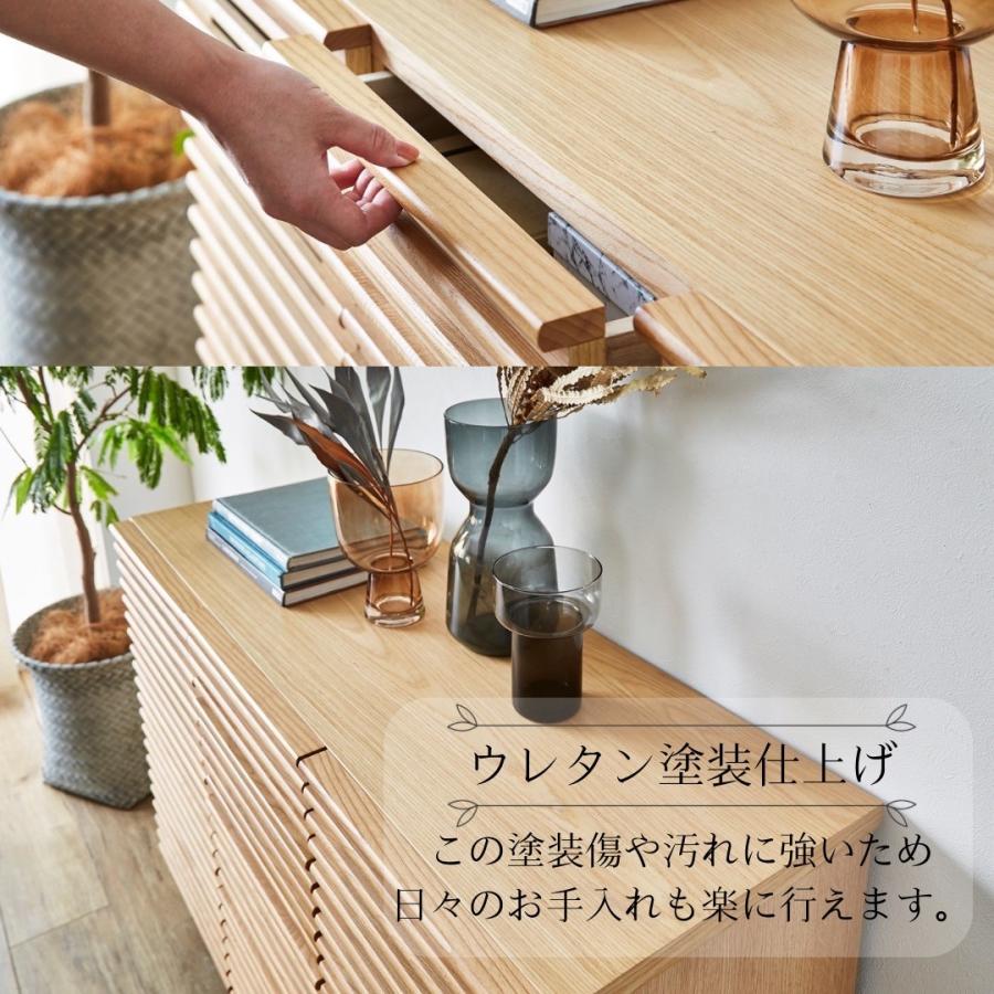 サイドボード 幅80 キャビネット リビング ダイニング 木製 おしゃれ 大容量 収納棚 扉 本体完成品 本棚 食器棚 コンパクト スリム 薄型 テレビボード 北欧 脚付 | ブランド登録なし | 06