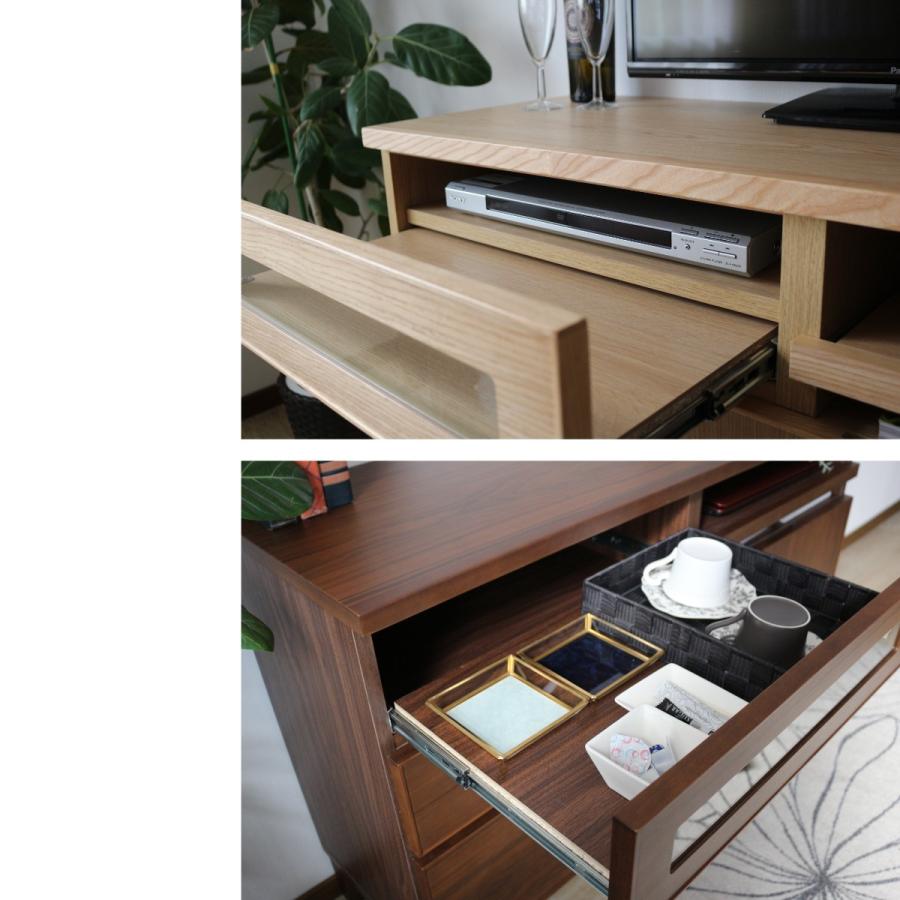 H リビングボード 北欧 スタイリッシュ キャビネット キャビネット〔H〕幅60cm 開き戸2扉 オープン2列 キャビネット