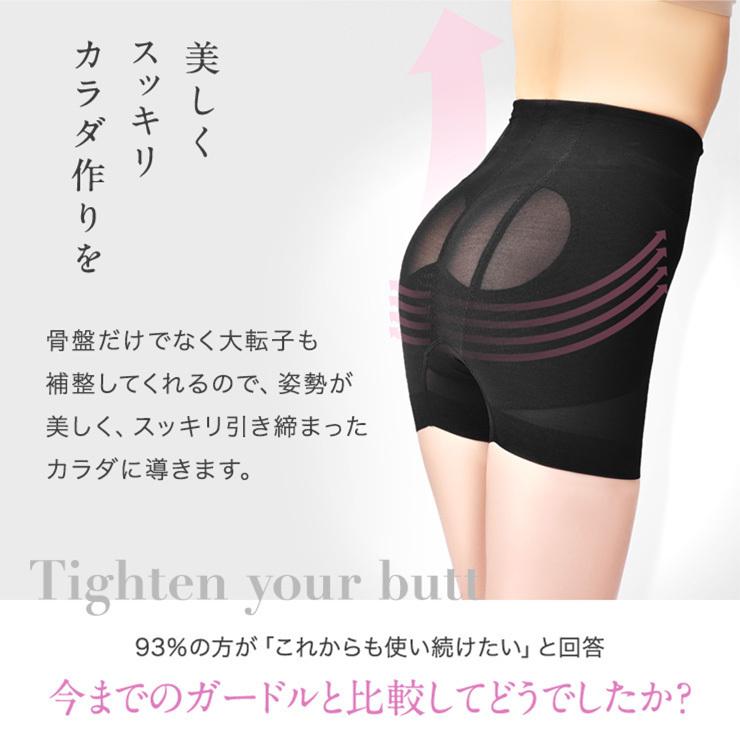 人気の 新品未開封 ラ ココ 骨盤ガードル 黒 ロング S tdh