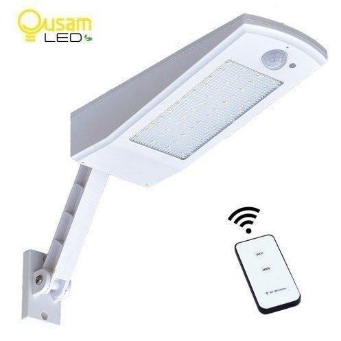 ソーラーライト 住宅設備 900ルーメン リモートコントロール 屋外 Ip65防水 Led 48 電球 太陽光充電 センサーモーション 900ルーメン 48 停電時にも活躍