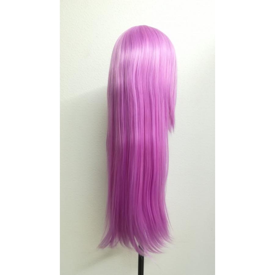 輝く高品質な ピンク紫☆ピンキーパープル☆ロングストレートのフルウィッグ 仮装用ウィッグ - www.we-job.com