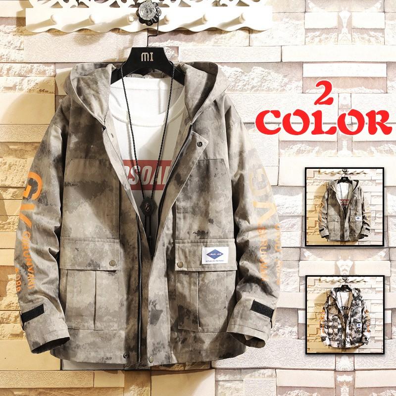 ジャケット迷彩 メンズ 綿ジャケット ヨットパーカー 長袖 薄手 アウター 春 夏 秋 冬 Mwt44 ハッピー デリバリー 通販 Yahoo ショッピング