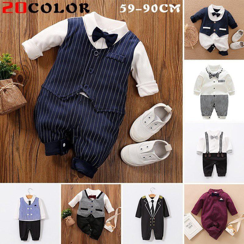 ロンパース ベビー服 新生児 赤ちゃん フォーマル 男の子 ベビー スーツ カバーオール 新生児 秋冬 着ぐるみ タキシード 肌着 出産祝い