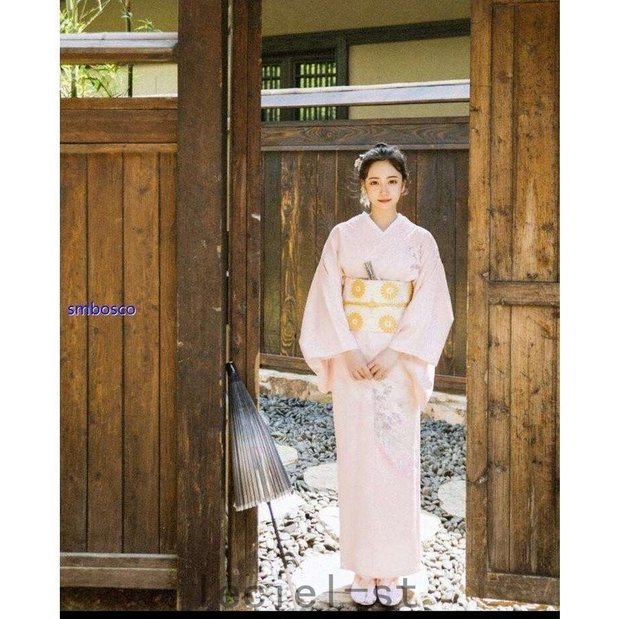 浴衣単品 レディース 大人っぽい 大人 シック 女性 単衣着物 夏着物 花火大会 夏祭り 盆踊り 20代 30代 40代 ピンク ゆかた_3