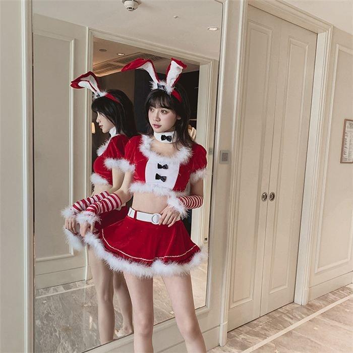 サンタ 衣装 レディース バニーサンタクロース ハロウィン コスプレ クリスマス 可愛いコスプレ かわいい 衣装  レディース ハロウィン 仮装｜happy333｜05