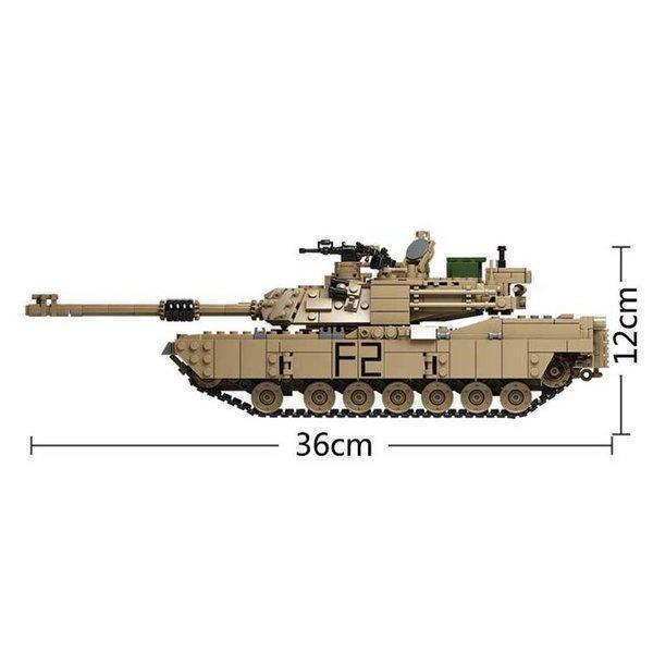 ブロック 互換 レゴ互換品 M1A2 戦車 おもちゃ ミリタリー ブロック エイブラムス ハマー 知育玩具 互換 2in1 クリスマスプレゼント_3
