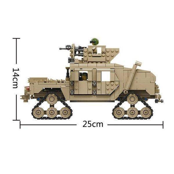 ブロック 互換 レゴ互換品 M1A2 戦車 おもちゃ ミリタリー ブロック エイブラムス ハマー 知育玩具 互換 2in1 クリスマスプレゼント_4