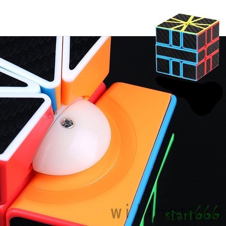 ルービックキューブ カーボンファイバー スピードキューブ ピラミッド ３×３ ２×２ ４×４ ５×５ パズル ルービックキューブ おもちゃ｜happy333｜04