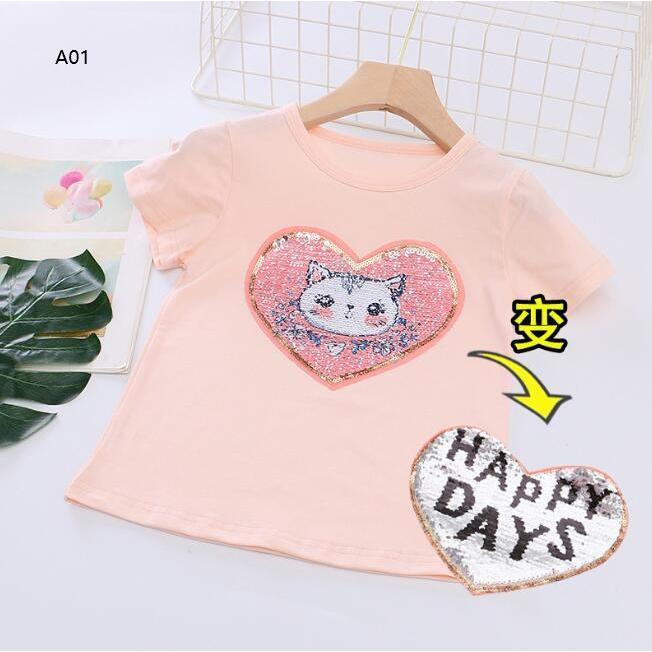 子供服 Tシャツ 半袖 スパンコール 色が変わる ス 夏 女の子 ユニコーン キッズ｜happy333｜11