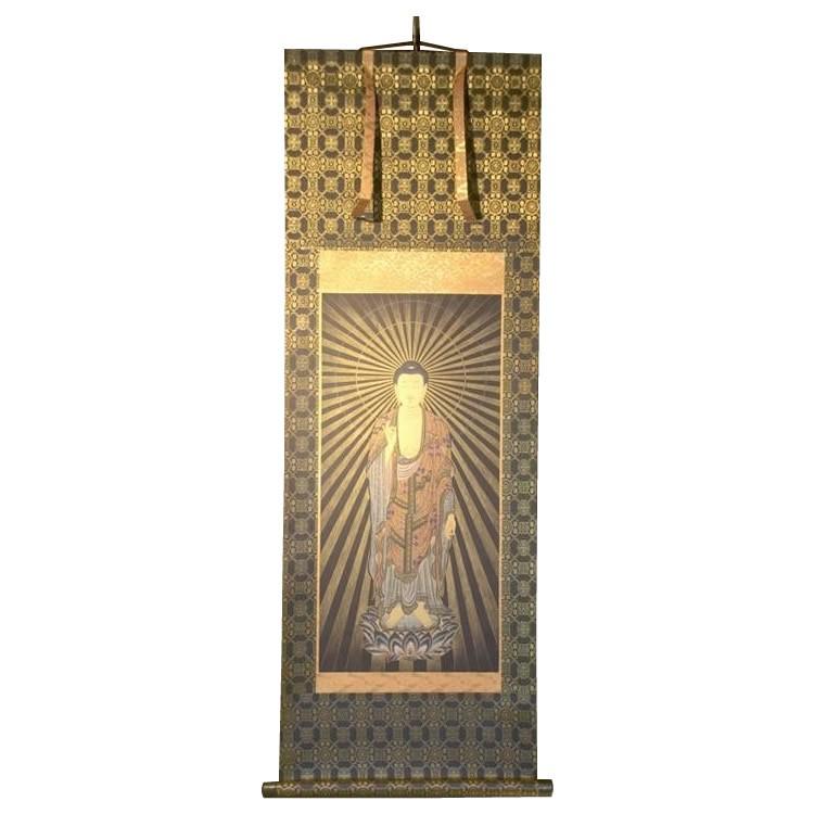 初回限定 阿弥陀如来 仏画掛け軸 半切サイズ 314床の間 ポスター 仏間 検索用キーワード 床の間 掛け軸 阿弥陀如来 仏画 掛軸 浄土真宗 阿弥陀如来 掛け軸 独創的 Blog Lonolife Com