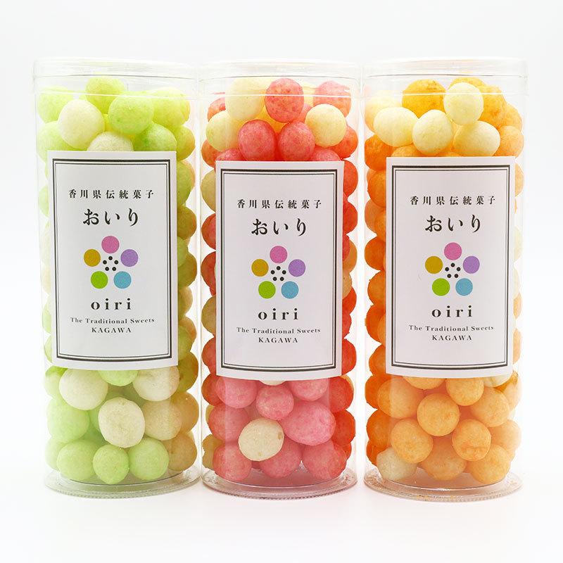 香川県の郷土菓子 おいり ３本セット 赤 黄緑 オレンジ かわいい トッピング ふんわり食感 引き出物 お土産 有限会社マミィギフトカガワ Mkouryum3001 三豊市観光交流局 通販 Yahoo ショッピング