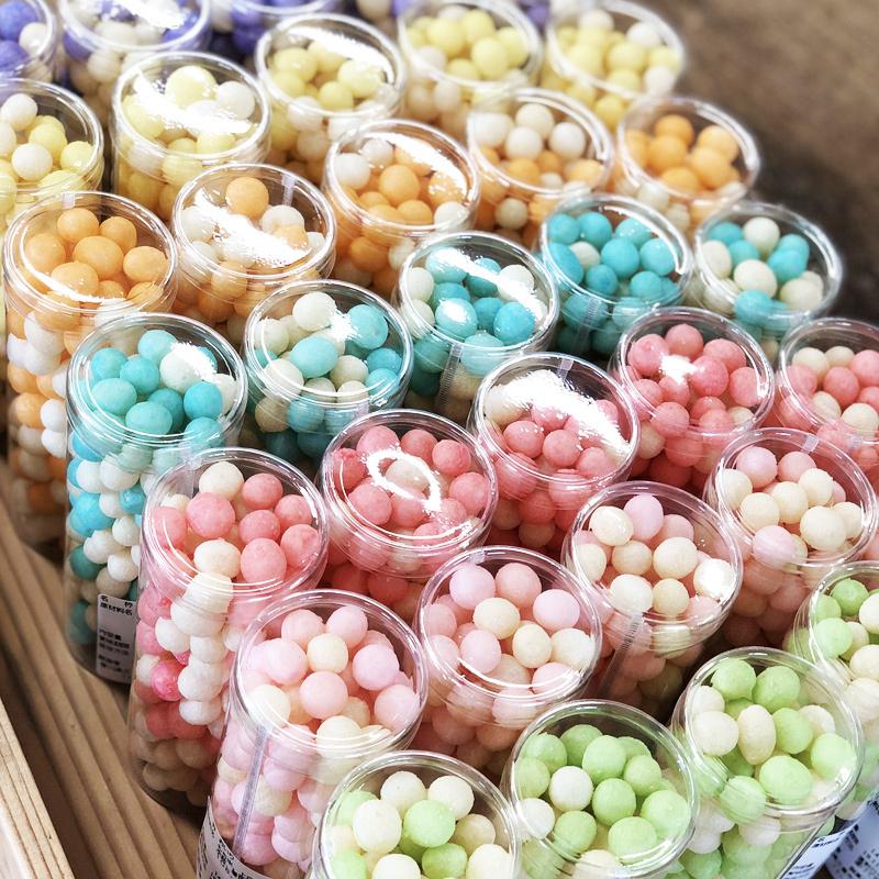 香川県の郷土菓子 おいり 3本セット 黄・水色・紫 かわいい
