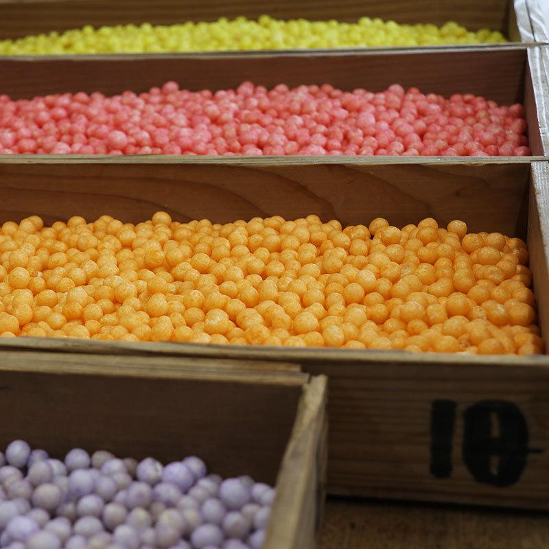 香川県の郷土菓子 おいり 3本セット 黄・水色・紫 かわいい