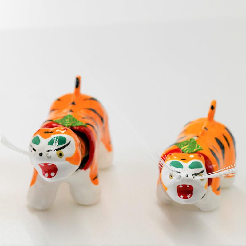 伝統工芸品 張り子虎 豆小 端午の節句 子供の日 商売繁盛 祈願 贈り物