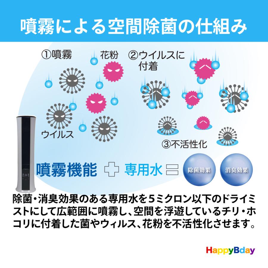 空気清浄機 コロナウイルス対策 BONDS ボンズ 空間除菌 消臭 超音波 