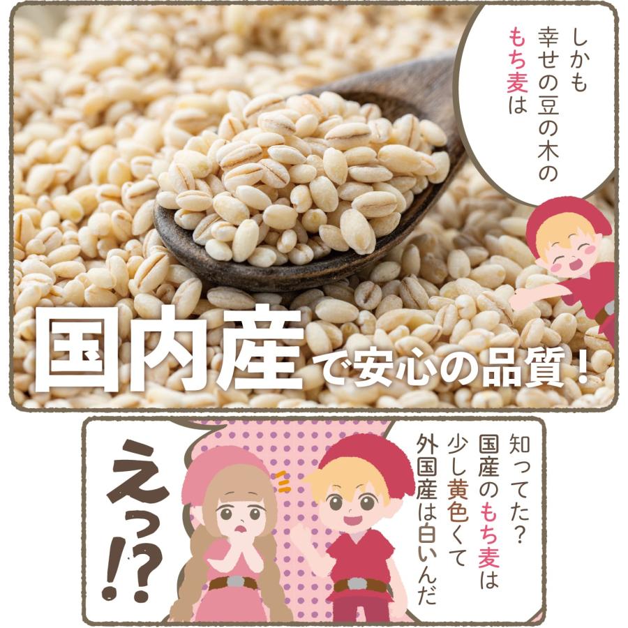 国産 もち麦 900g入り チャック付き 食物繊維たっぷり雑穀 穀物 雑穀米