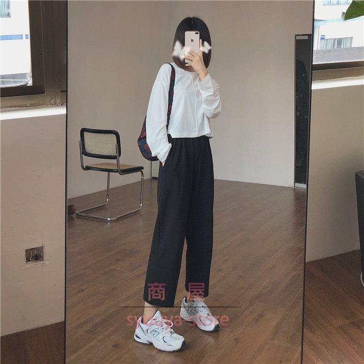 公式 無地 ロングズボン パンツ 新作 着痩せ 夏 春 パンツ ロング丈 レディース パンツ おしゃれ 50代 40代 30代 パンツ ハイウエスト パンツ 大きいサイズ スラックス カラー ブラック Leauduvalenciennois Fr