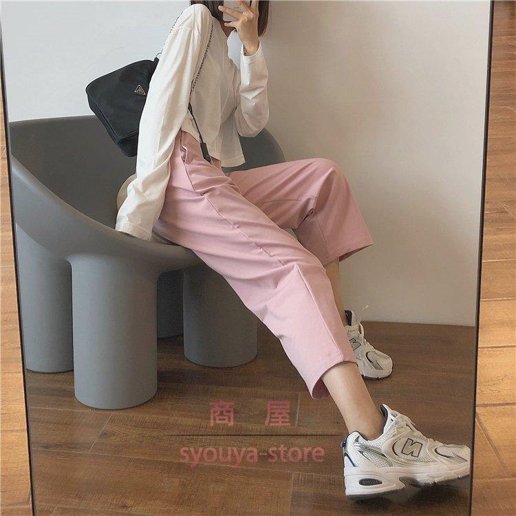 公式 無地 ロングズボン パンツ 新作 着痩せ 夏 春 パンツ ロング丈 レディース パンツ おしゃれ 50代 40代 30代 パンツ ハイウエスト パンツ 大きいサイズ スラックス カラー ブラック Leauduvalenciennois Fr