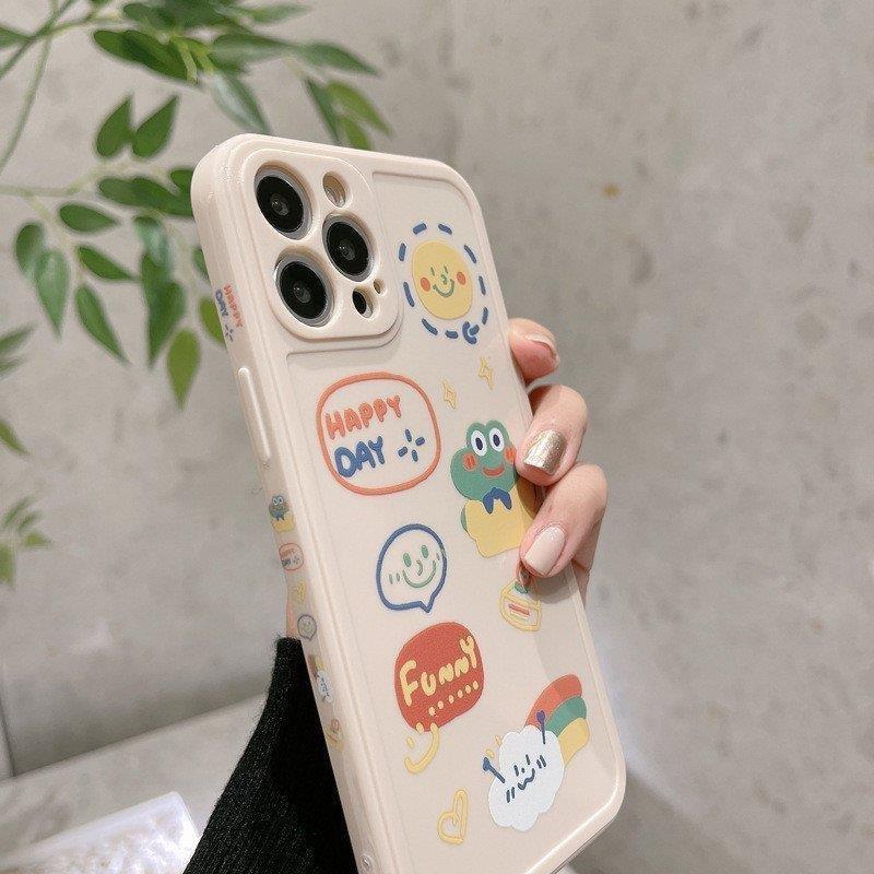 Phone12 Mini ケース Iphone11 Pro アイフォン 12 ケース Iphone13 ケース Iphone Xs 手書き風 英字 イラスト カエル 韓国風 カラフル Guood65b Happy Beauty Store 通販 Yahoo ショッピング