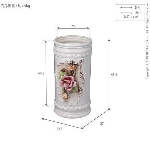 輸入家具 おしゃれ 陶製傘立て 陶器 アンティーク風_4
