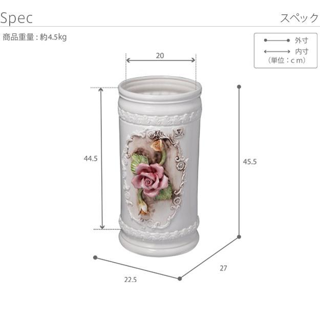 輸入家具 おしゃれ 陶製傘立て 陶器 アンティーク風_8