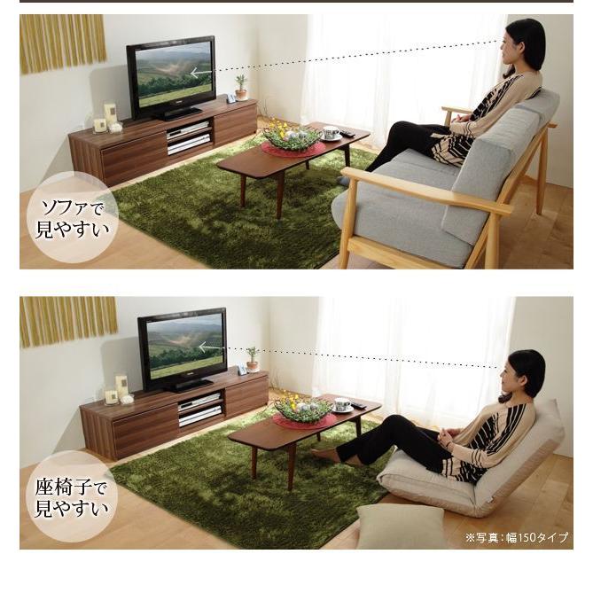 テレビ台 白 ホワイト ローボード 幅180cm 背面収納 キャスター付き 【キクチ】 おしゃれ