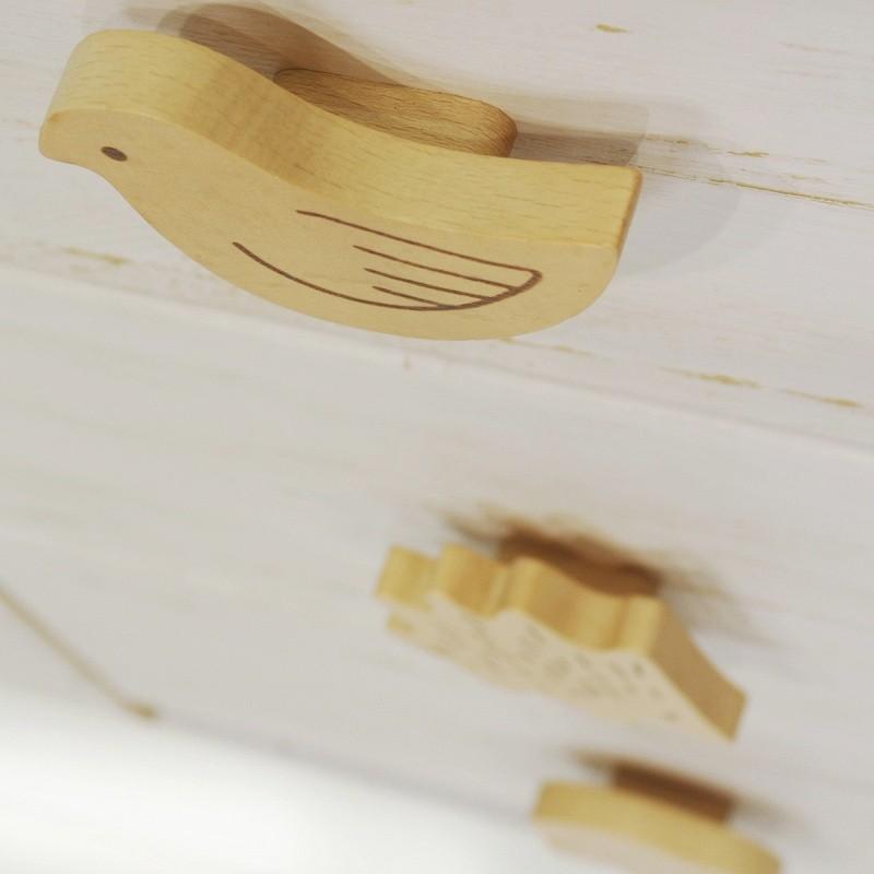 チェスト 子供用 おしゃれ 3段 タンス 北欧 かわいい チェスト タンス かわいい プリント紙化粧繊維板：