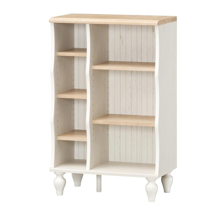 シェルフ おしゃれ 本棚 フリーラック フレンチシャビーカフェ かわいい ホワイト 白 Dssr マットレス ベッド ハッピーベッド 通販 Yahoo ショッピング