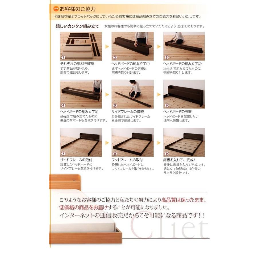 ダブルベッド マットレス付き スタンダードポケットコイル ローベッド 家具、インテリア ベッド、マットレス