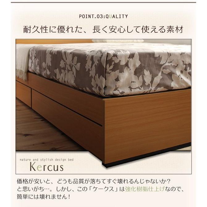 シングルベッド マットレス付き スタンダードボンネルコイル 収納付きベッド｜happybed｜09