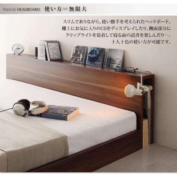 【タイムセール】 ダブルベッド マットレス付き スタンダードポケットコイル ローベッド 【GMS7715657404】(27254円)