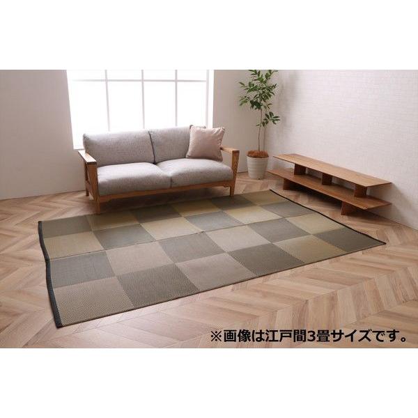 カーペット 江戸間2畳(約174×174cm) おしゃれ ござ 洗える 国産 ブラウン アウトドア｜happybed｜17