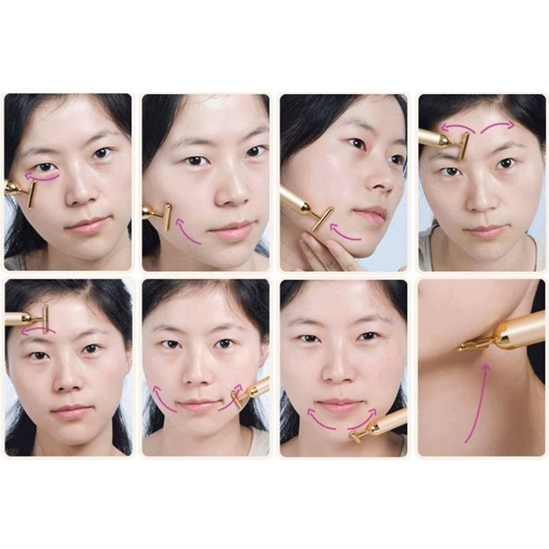 24k金 エナジービューティバー 美顔ローラー フェイス ボディー 美容 マッサージ器 美顔器 リフトアップ 顔 フェイスライン エステローラー Ms010 ハッピー ラズベリーパイ 通販 Yahoo ショッピング