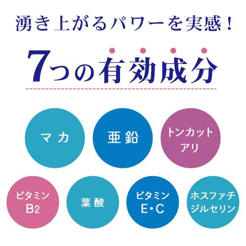 マカ 亜鉛 サプリメント 男性 妊活 サプリ トンカットアリ マカサプリ 葉酸 ビタミンE アルギニン ミトコンドリア ビタミンB2 活力UP マカ＋亜鉛サプリ 2ヶ月分｜happyblessing｜05