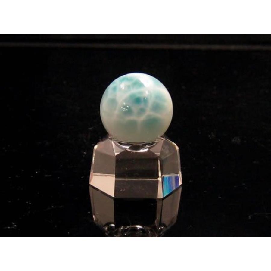 置石 台座 六角形 ガラス製 幅25mm 天然石 パワーストーン 丸玉用