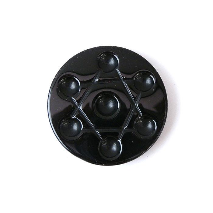 七星陣 ストーンサークル 台座 オブシディアン 50mm パワースポット Aj B01bor47xi 天然石ビーズのハッピーボム 通販 Yahoo ショッピング