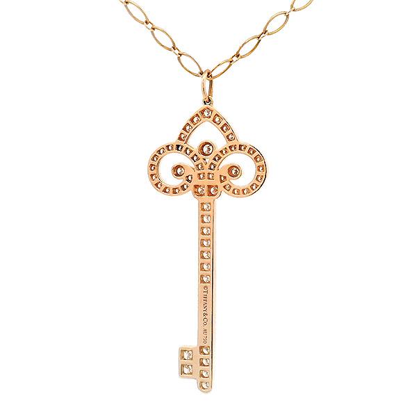 Tiffany Keys ティファニー フルール ド リス キー ラージ ダイヤ 